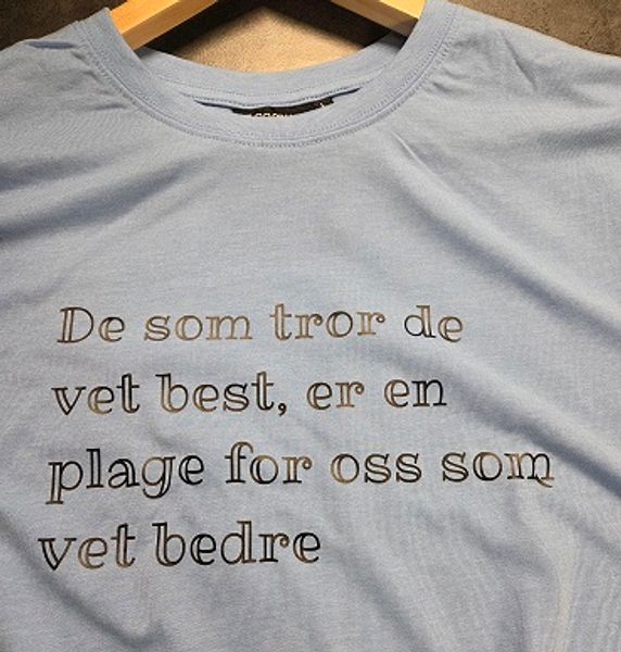 T-skjorte "De som tror"