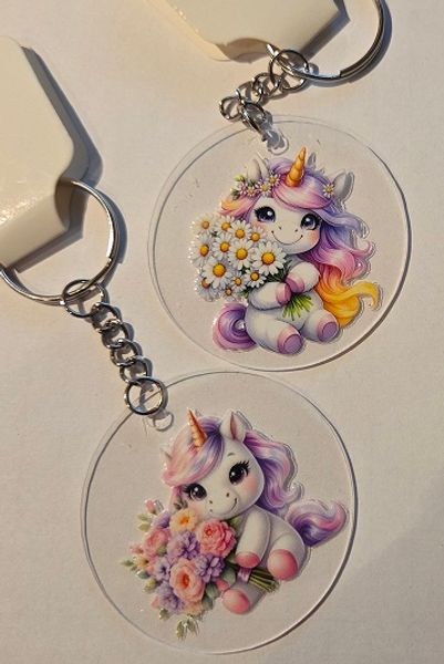 Nøkkelring - blomst