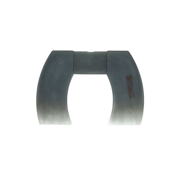 Mustad åpen kilesåle