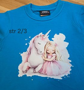 Hovedbilde T-skjorte, bl&aring; 2/3&aring;r